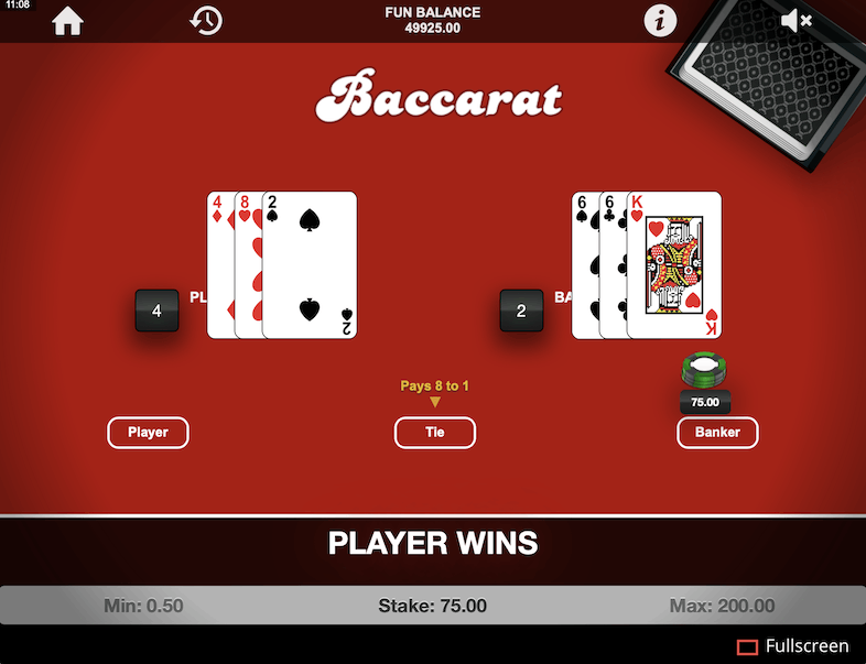 Baccarat by 1x2Gaming - 5